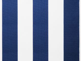 Blauw en Wit Gestreept Polyester Doek en Volant voor Zonwering van 300cm x 250cm
